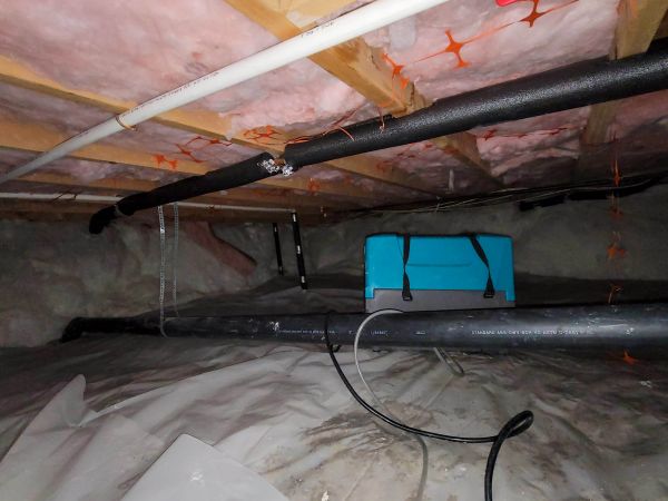 Crawl Space Water Remediation in Torrance
